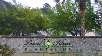 Laurel Island sign